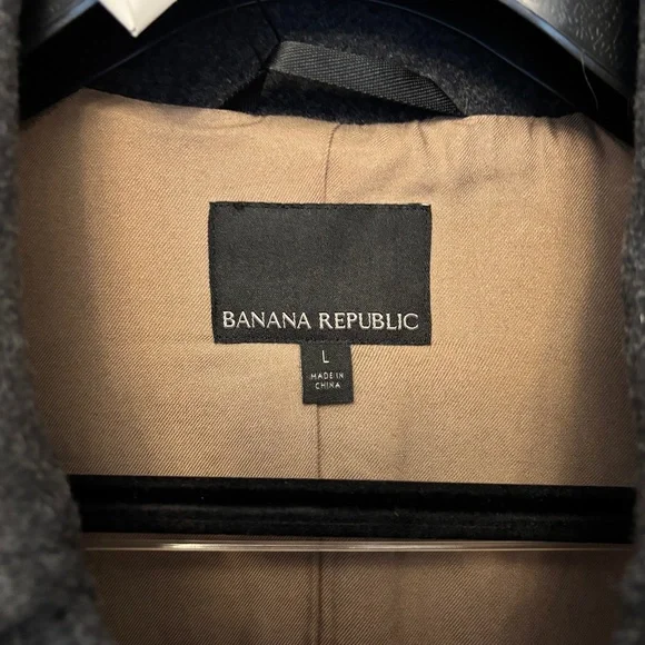 NWT Banana Republic Oversized Melton Balmacaan Coat - $449 Retail - Size Large - Picture 8 of 14